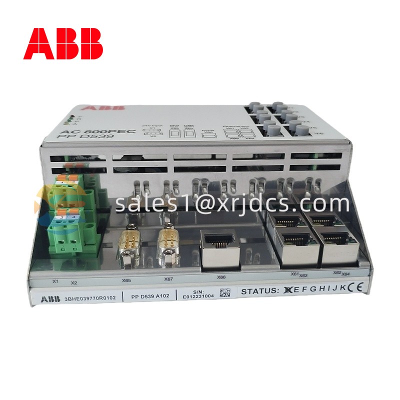 ABB PPD539A102 (3BHE039770R0102) – Advanced Protection & Process Interface Module1